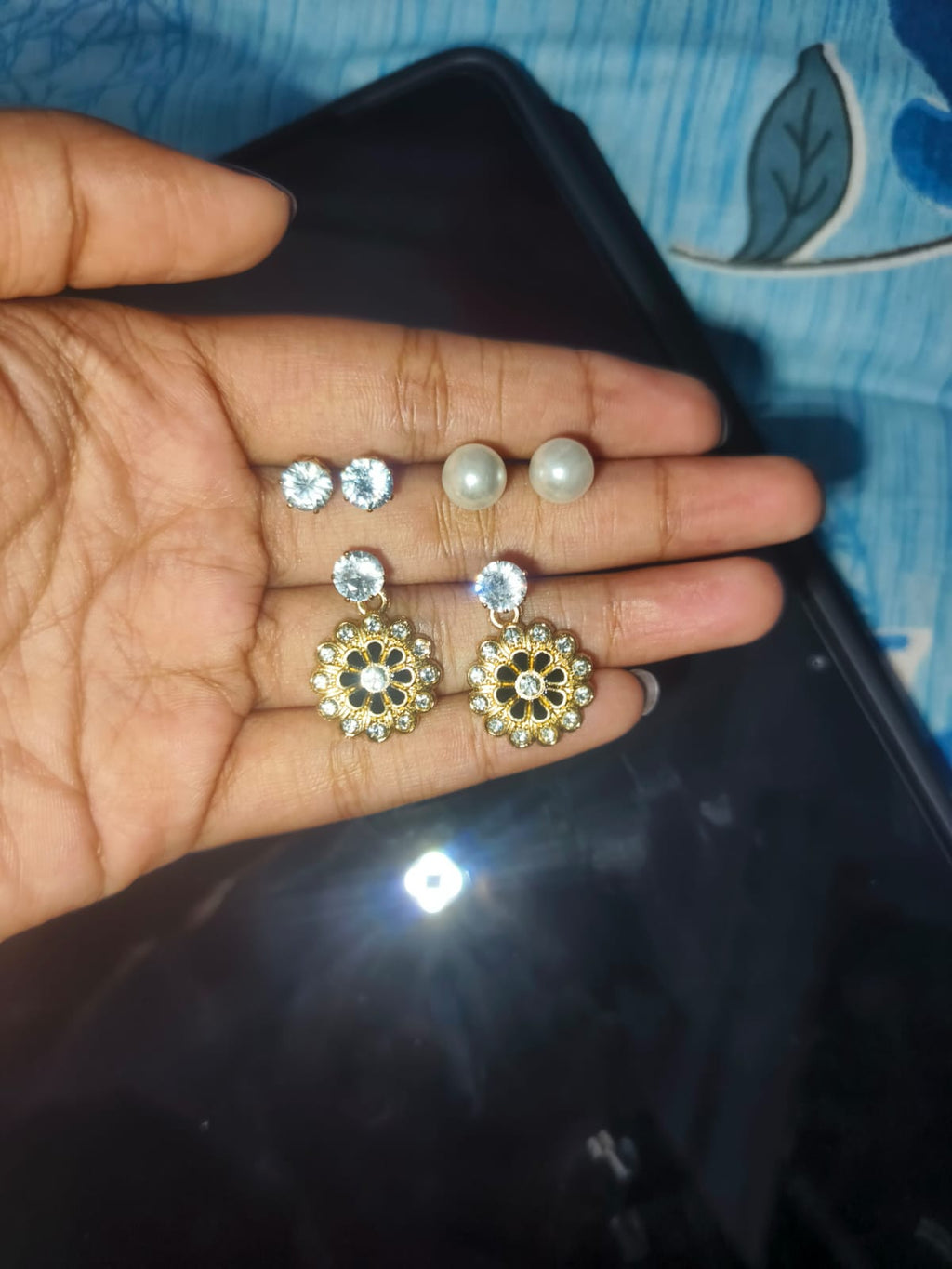 3 pairs earring