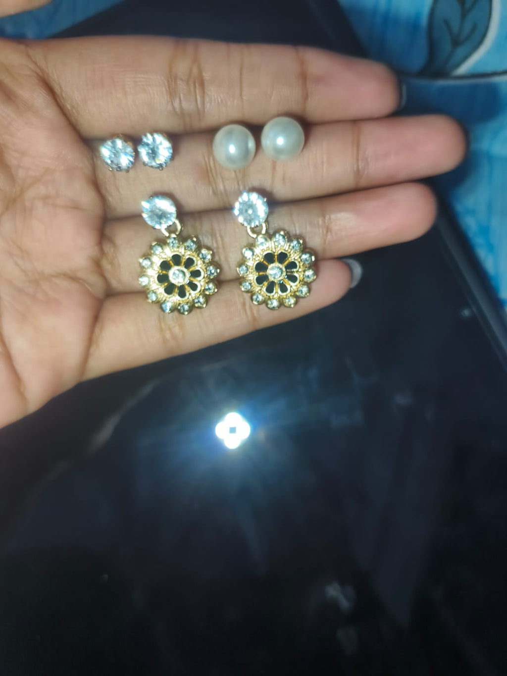 3 pairs earring