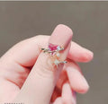 Heart & Bow Design Ring