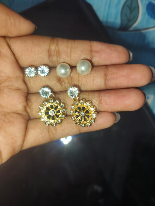 3 pairs earring