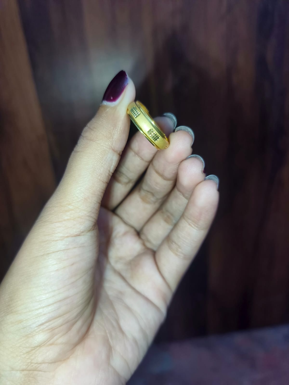 Classic Gold-Tone Band Ring for Women | Minimalist Everyday Fashion Ring