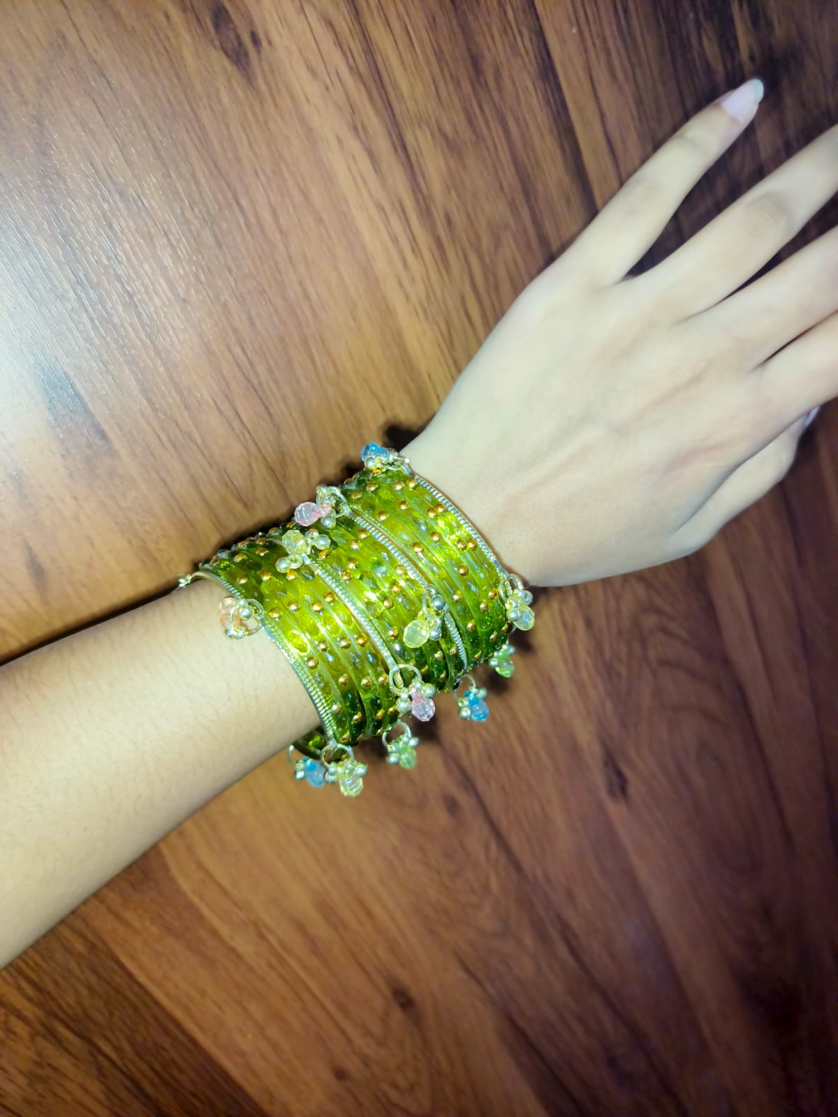 💚 Elegant Green Bangles Set 💚