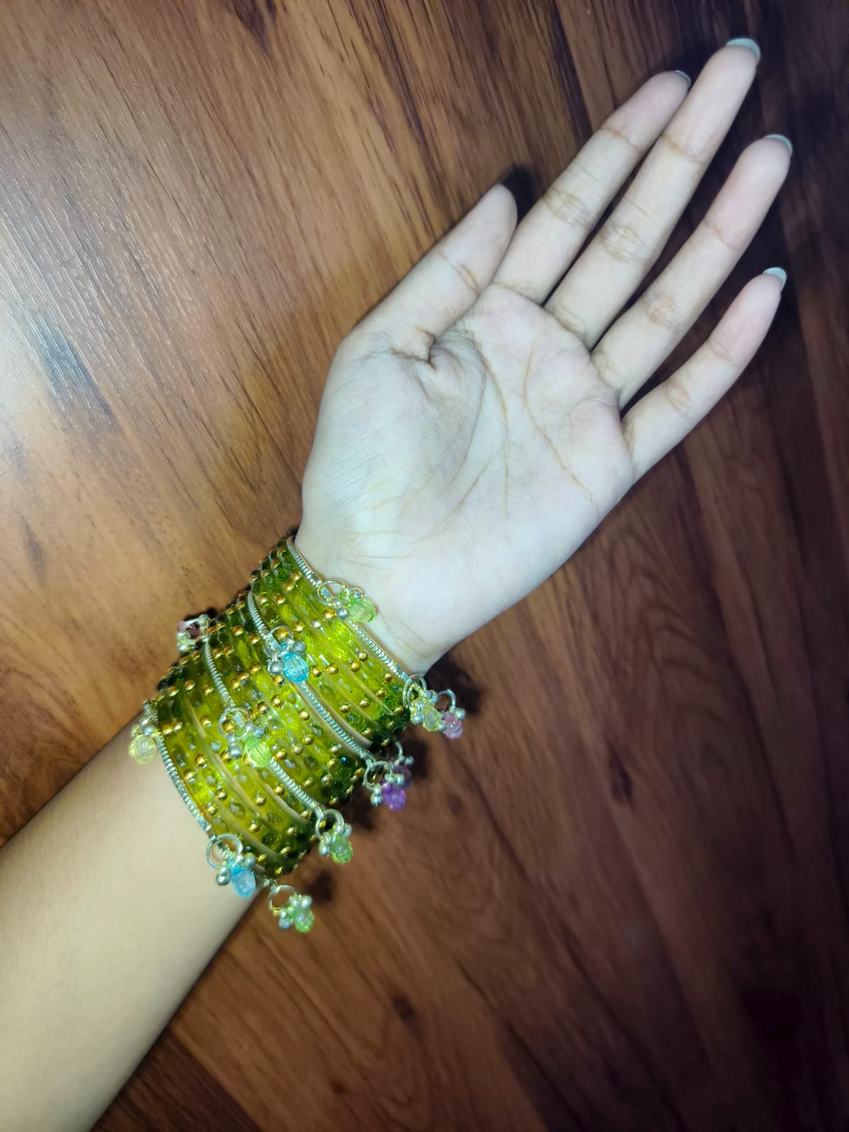 💚 Elegant Green Bangles Set 💚