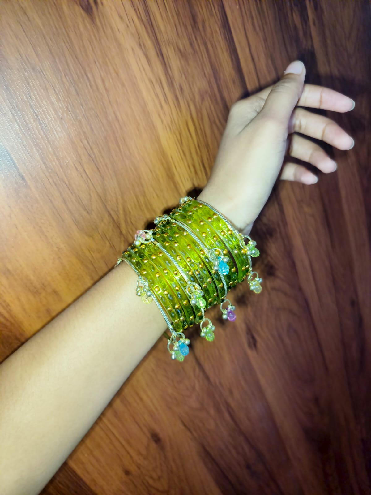 💚 Elegant Green Bangles Set 💚